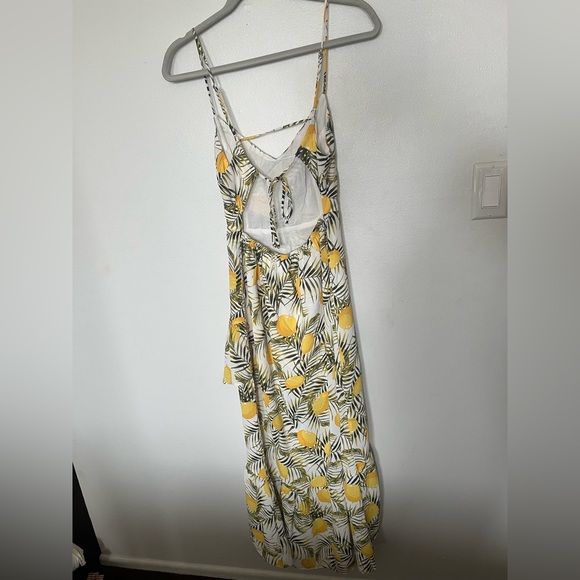 Lush white dress with lemon print, small - Picture 10 of 14